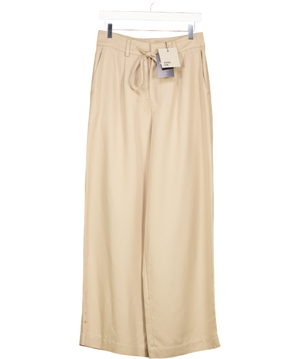 AND/OR Beige Myla Utility Straight Cut  Trousers UK 10