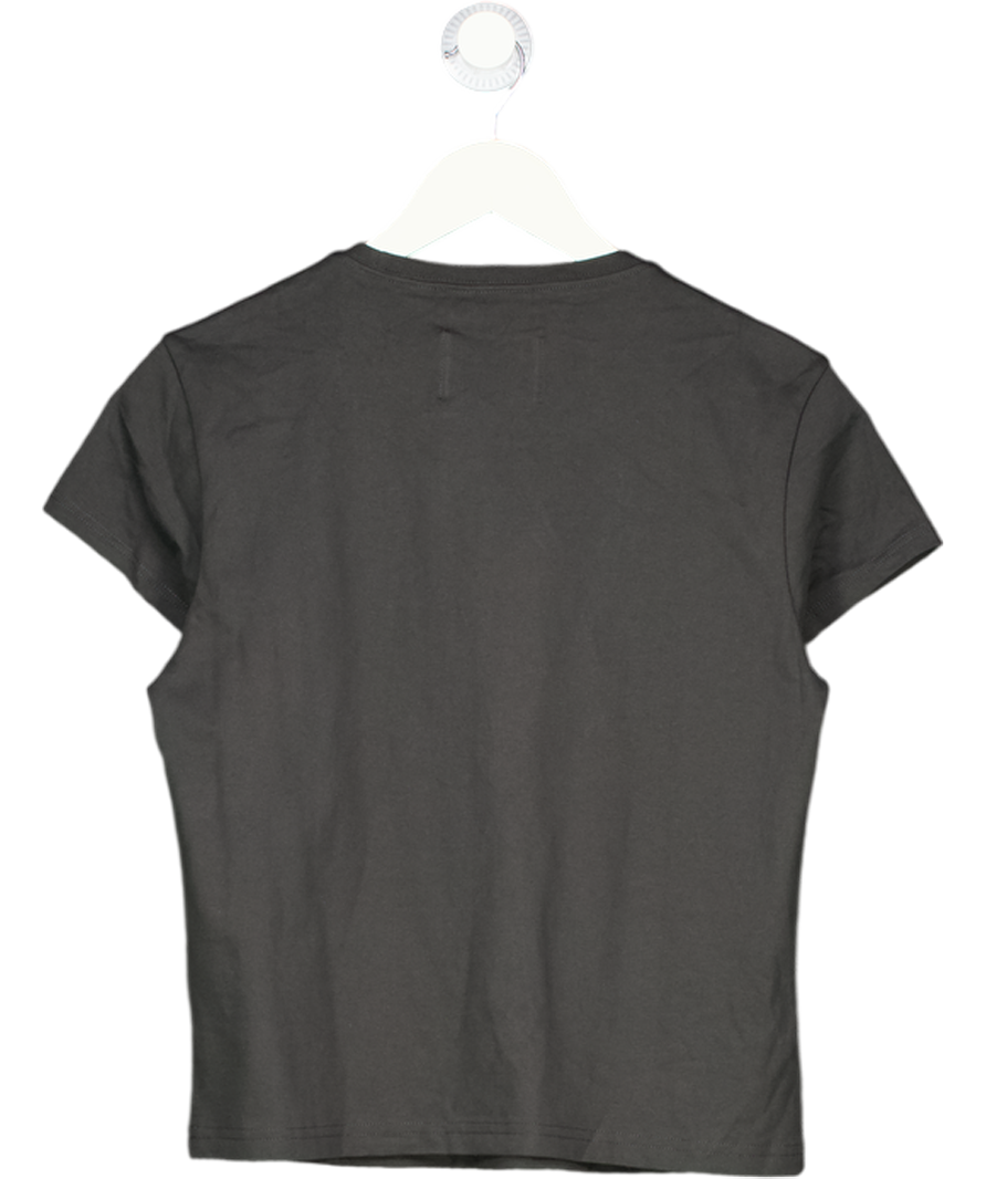 WEEKDAY Black Lady Gaga Baby Tee UK L