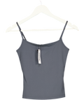 GARAGE Grey Sleek Scoop Cami Top UK S
