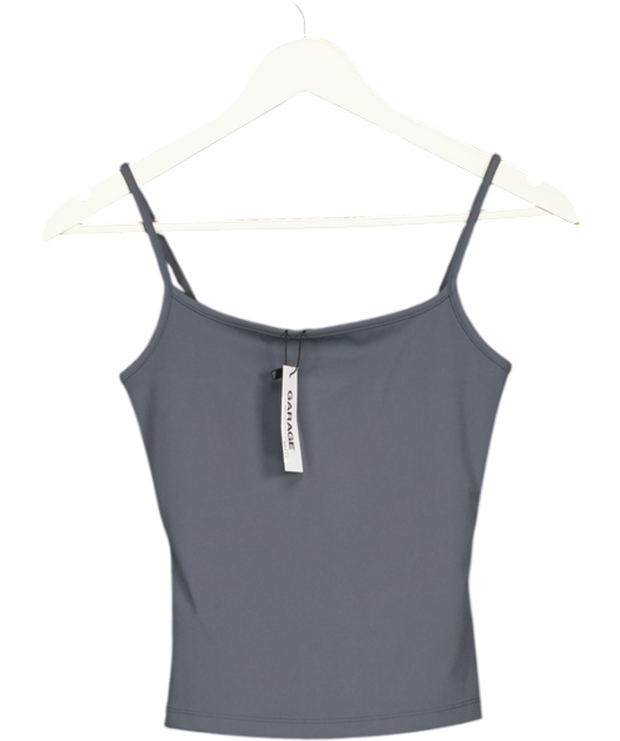 GARAGE Grey Sleek Scoop Cami Top UK S