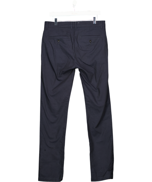 J BRAND Navy Blue Slim Fit Chino Trousers W31
