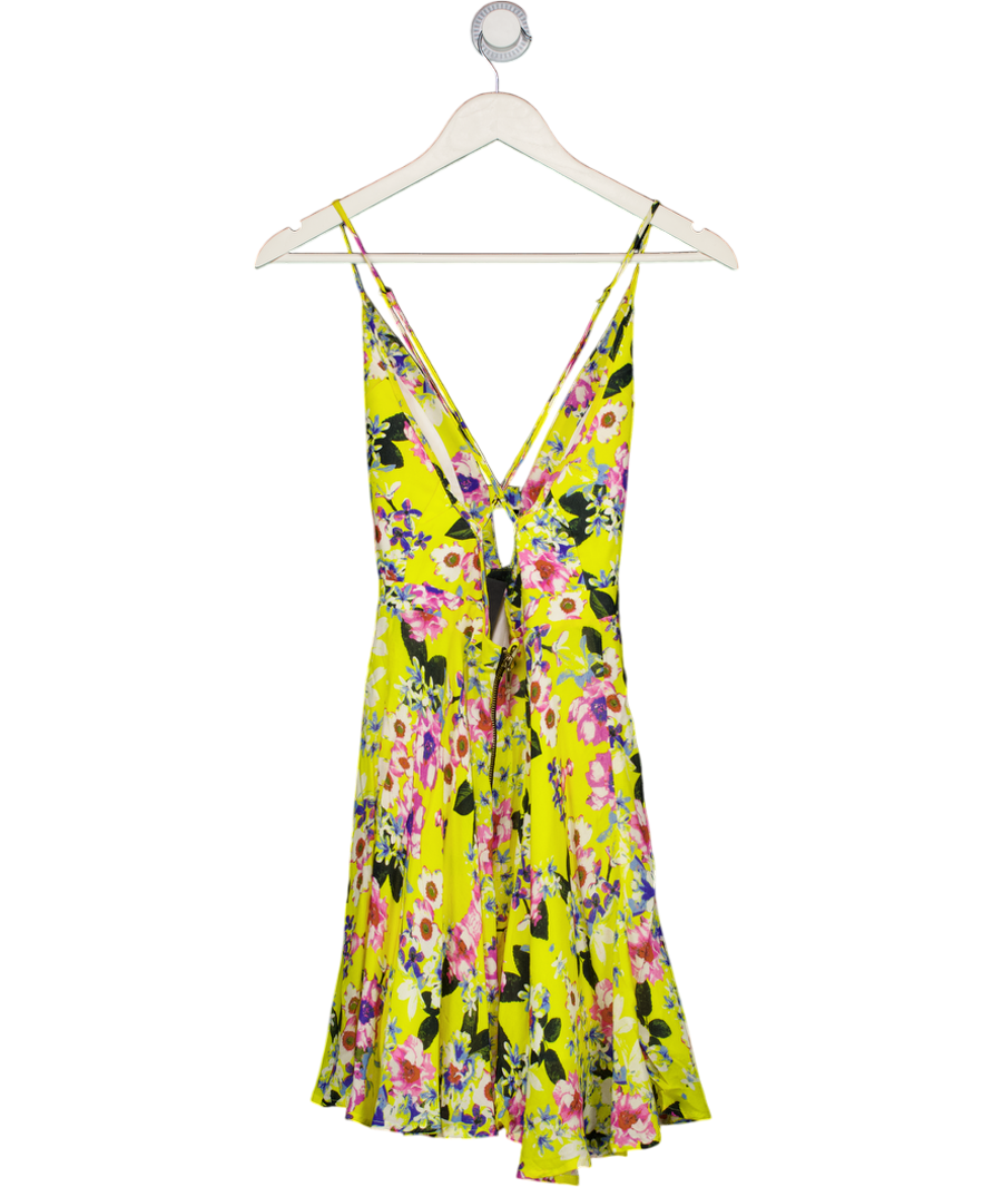 NBD Yellow X Naven Twins Everytime Skater Dress UK XS