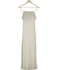 Cecilie Bahnsen Ivory White 100% Silk  Slip Dress UK 8