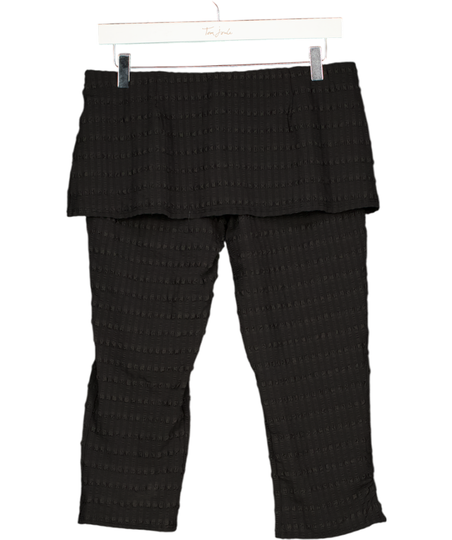 PEACHY DEN Black Cindy Skirt Capris UK L