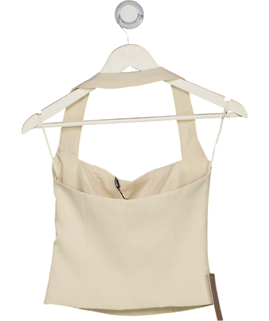 Oddmuse Cream Halter Top - Oat UK XS