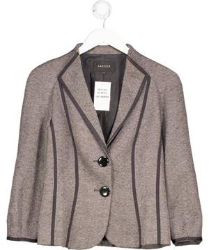 Jaeger White Piping Jacket UK 12