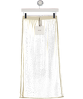 Arakii Cream Mesh Skirt UK M