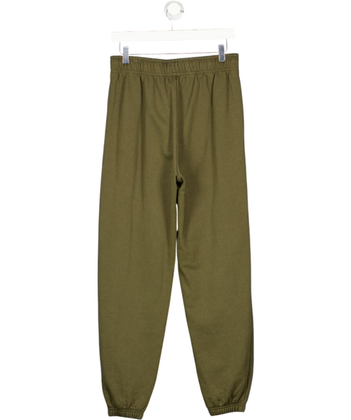 ALO Khaki Green Logo Joggers UK S