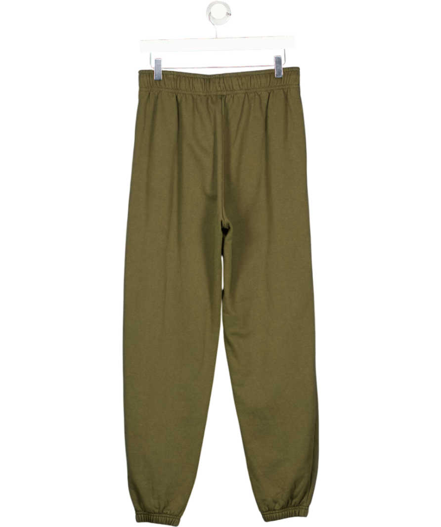 ALO Khaki Green Logo Joggers UK S