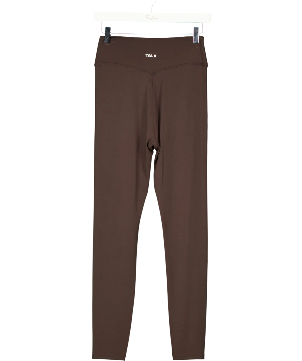 TALA Brown Skinluxe No Front Seam Legging UK M