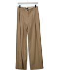 ME + EM Beige Double Pleat Trouser Italian Wool UK 8