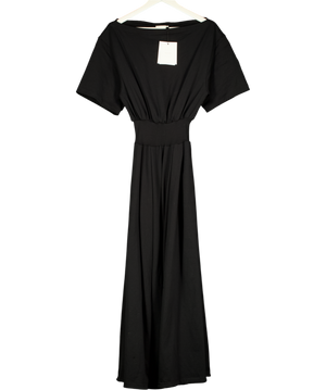 DISSH Black Asymmetric Maxi Dress UK S