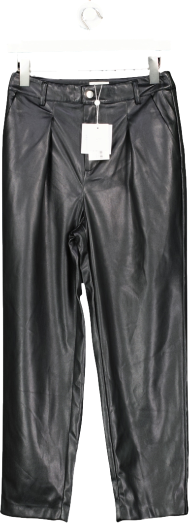 CAMI NYC Black Anja Vegan Leather Pant UK 6