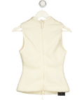 SKIMS Cream Borg Fleece Gilet UK XS