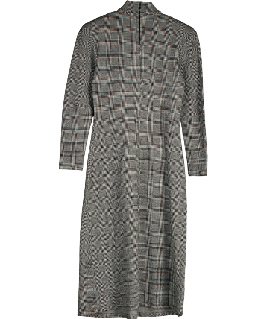 & Other Stories Grey Mock Neck Dress UK 10