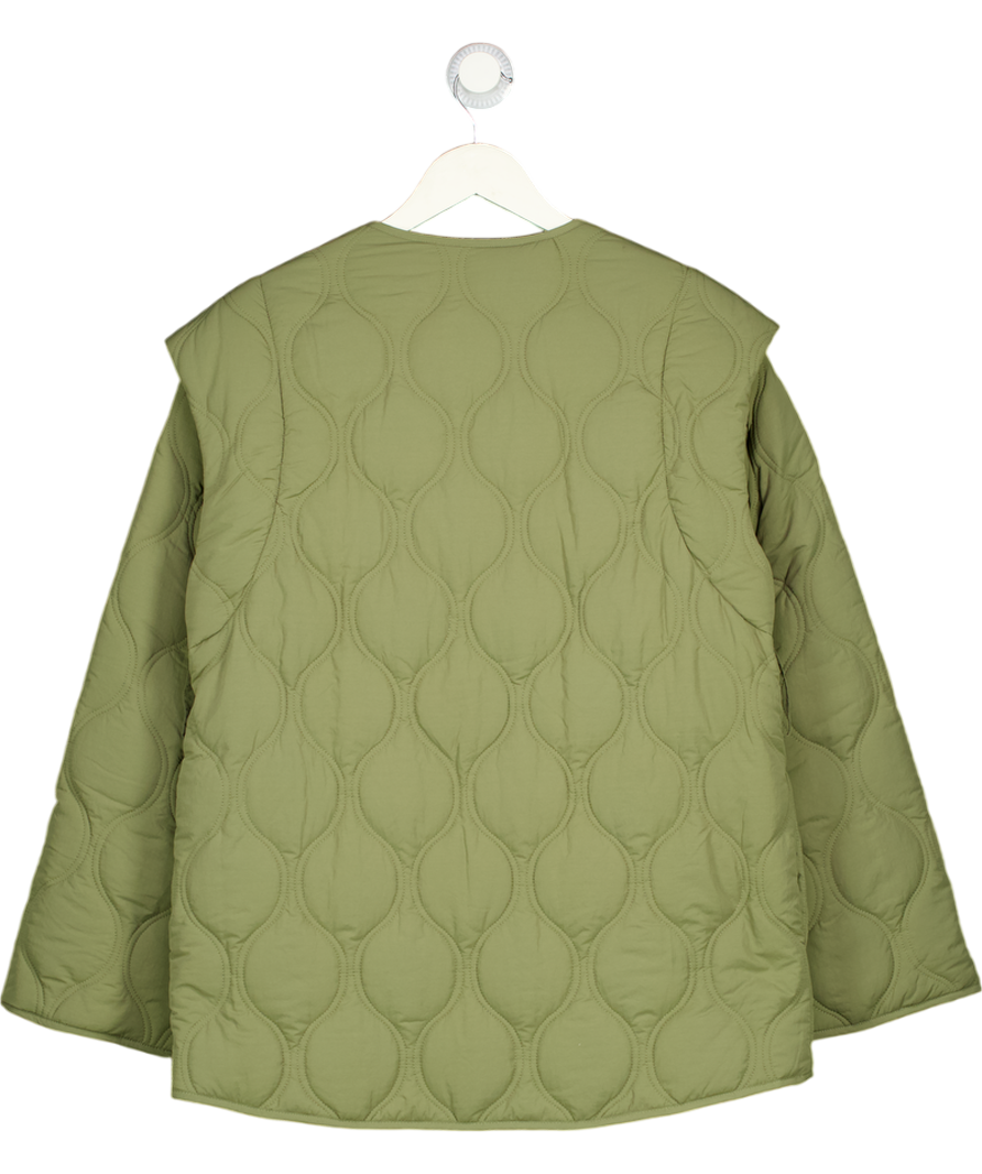Sinead Keary Green Nicola Quilted Gilet Jacket UK S