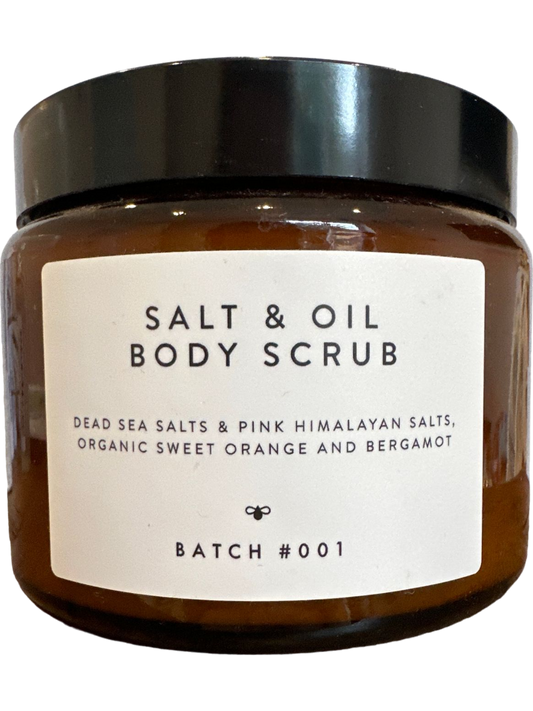 Batch #001 Natural Body Scrub with Dead Sea & Pink Himalayan Salts