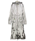 ADIDAS Metallic X Ivy Park Silver Foil Jumpsuit UK S