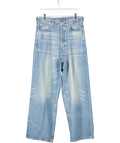 Weekday Blue Astro Mid Rise Loose Baggy Jeans W30