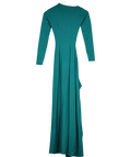 AYM STUDIO Green Laced Front Long Sleeve Maxi Dress UK XXS