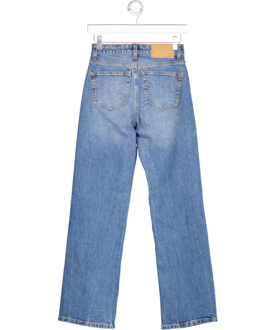 ASOS Blue Straight Leg Mid Wash Jeans W24