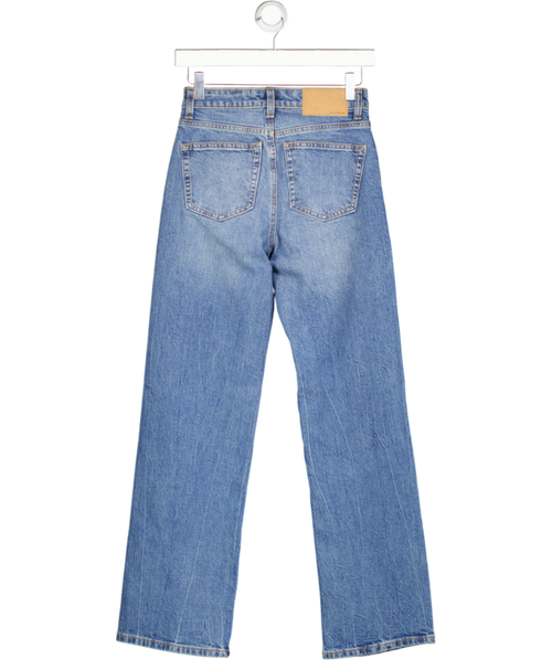ASOS Blue Straight Leg Mid Wash Jeans W24