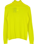 Mariana Rinald Yellow Ribbed Turtleneck Long Sleeve Stretch UK S