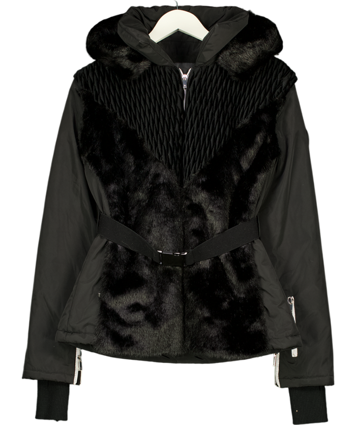 MY SUNDAY SKI Black Ski-let Hybrid hooded Ski Jacket And Gilet UK S