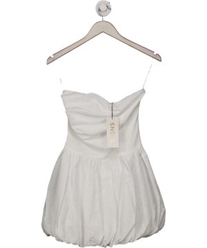 Sndys White Ella Mini Dress UK XS