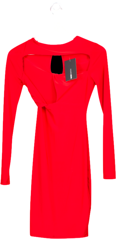 Fashion Nova Red Francesca Mini Dress UK XS