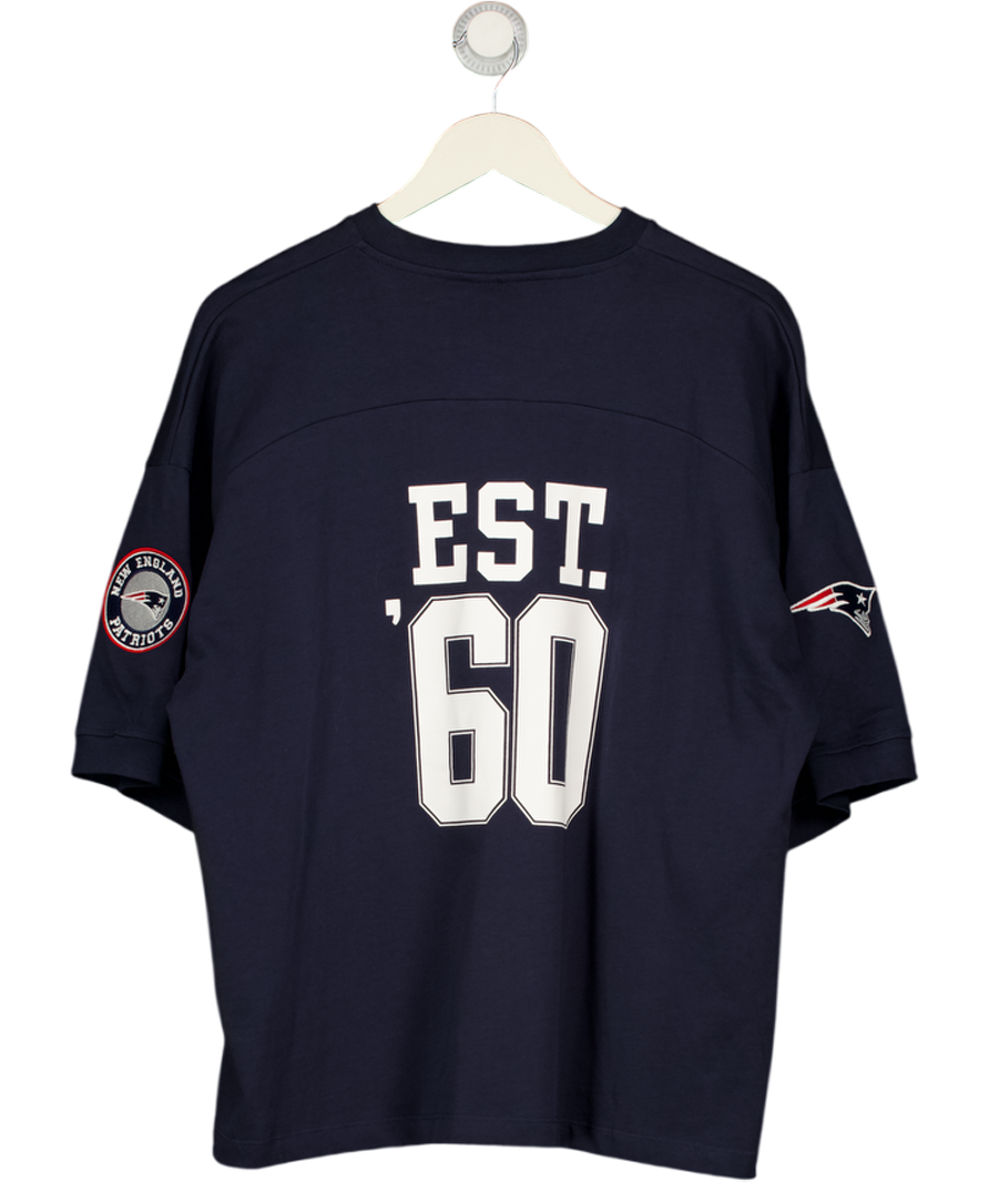 ZARA Blue Camiseta Nfl Patriots UK L