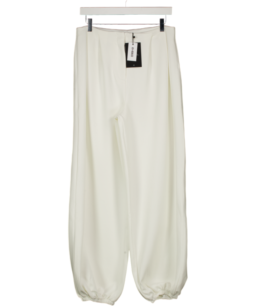 4th & Reckless Cream Balloon Leg Trousers UK S