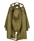 SERAPHINA Khaki Green 3 In 1 Maternity & Babywearing Parka With Borg Lining UK 8