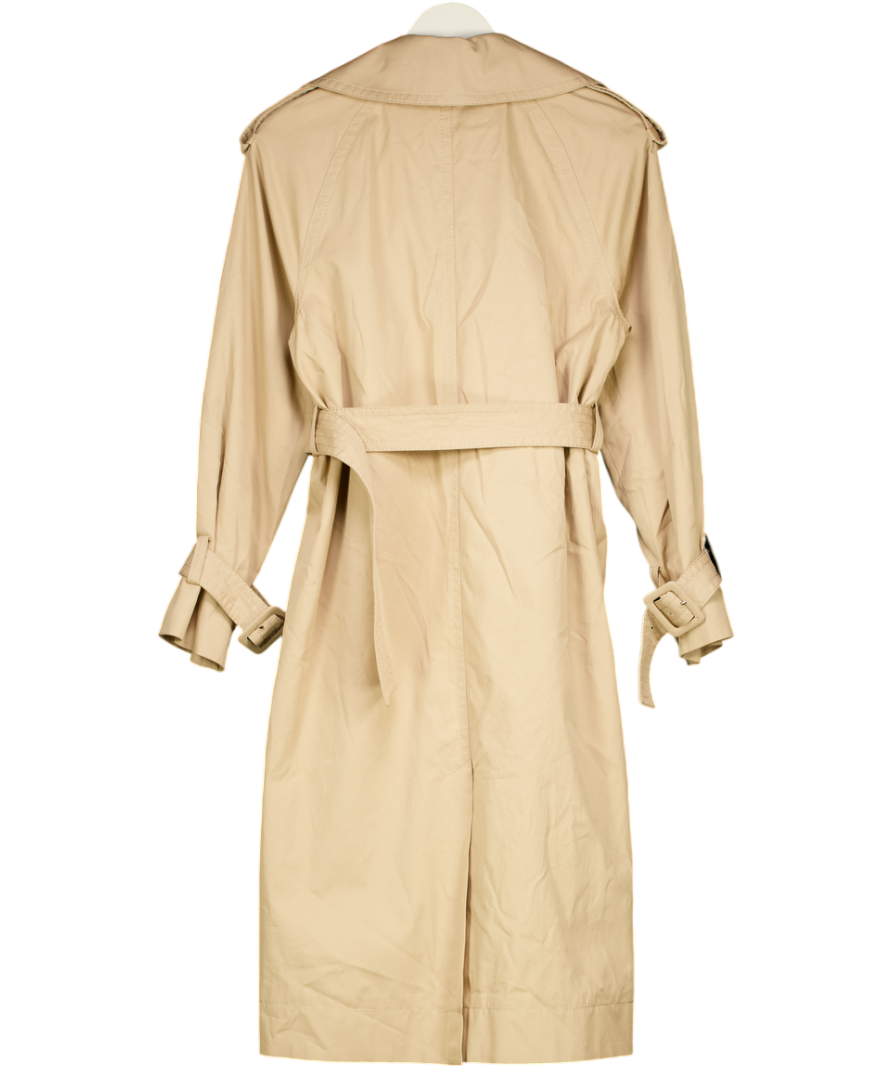 & Other Stories Beige Belted Trench Coat UK XS