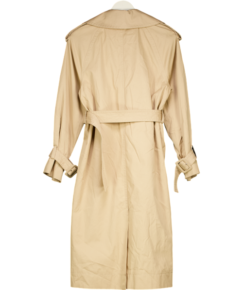 & Other Stories Beige Belted Trench Coat UK XS