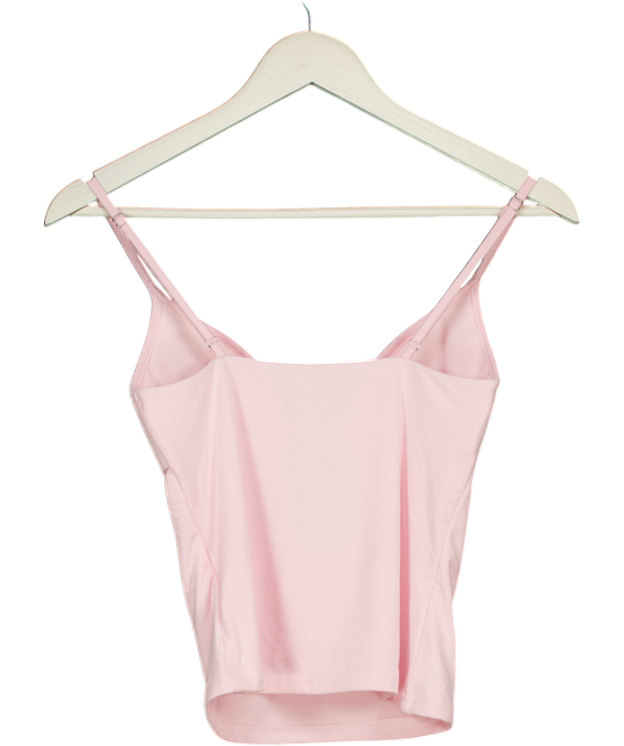 WHITE FOX Baby Pink Cupped Detail Cami Top UK M