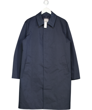 GAP Blue Water Resistant Trench Coat UK S