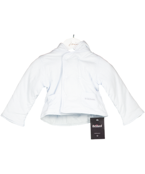 CADET ROUSSELLE Pale Blue Soft Cotton Popper Jacket 3-6 Months