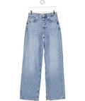 FREE PEOPLE Blue Nia Boyfriend Jeans W24