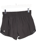 Lululemon Black Reflective High-rise Classic-fit Short UK XS