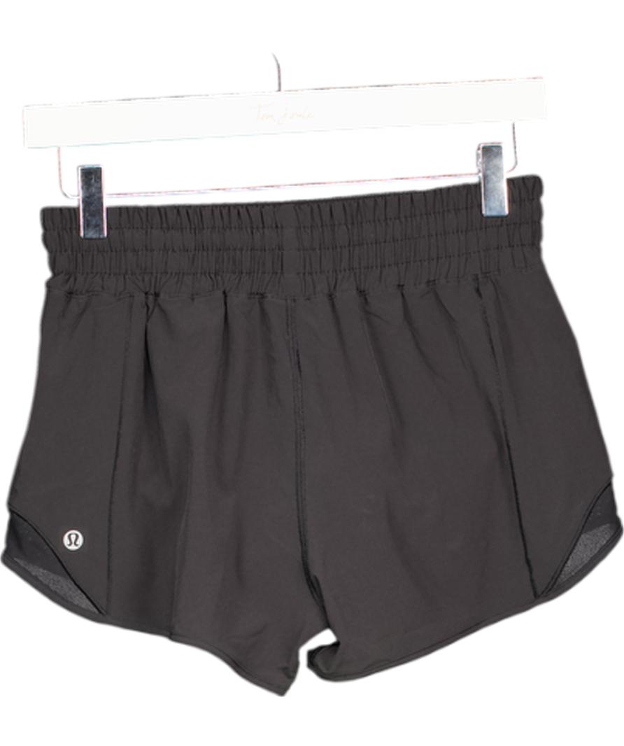 Lululemon Black Reflective High-rise Classic-fit Short UK XS