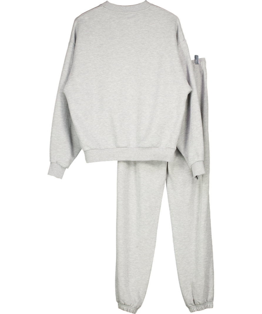 alo yoga Grey 2-piece Accolade French Terry Sweatshirt And Jogger Set UK S