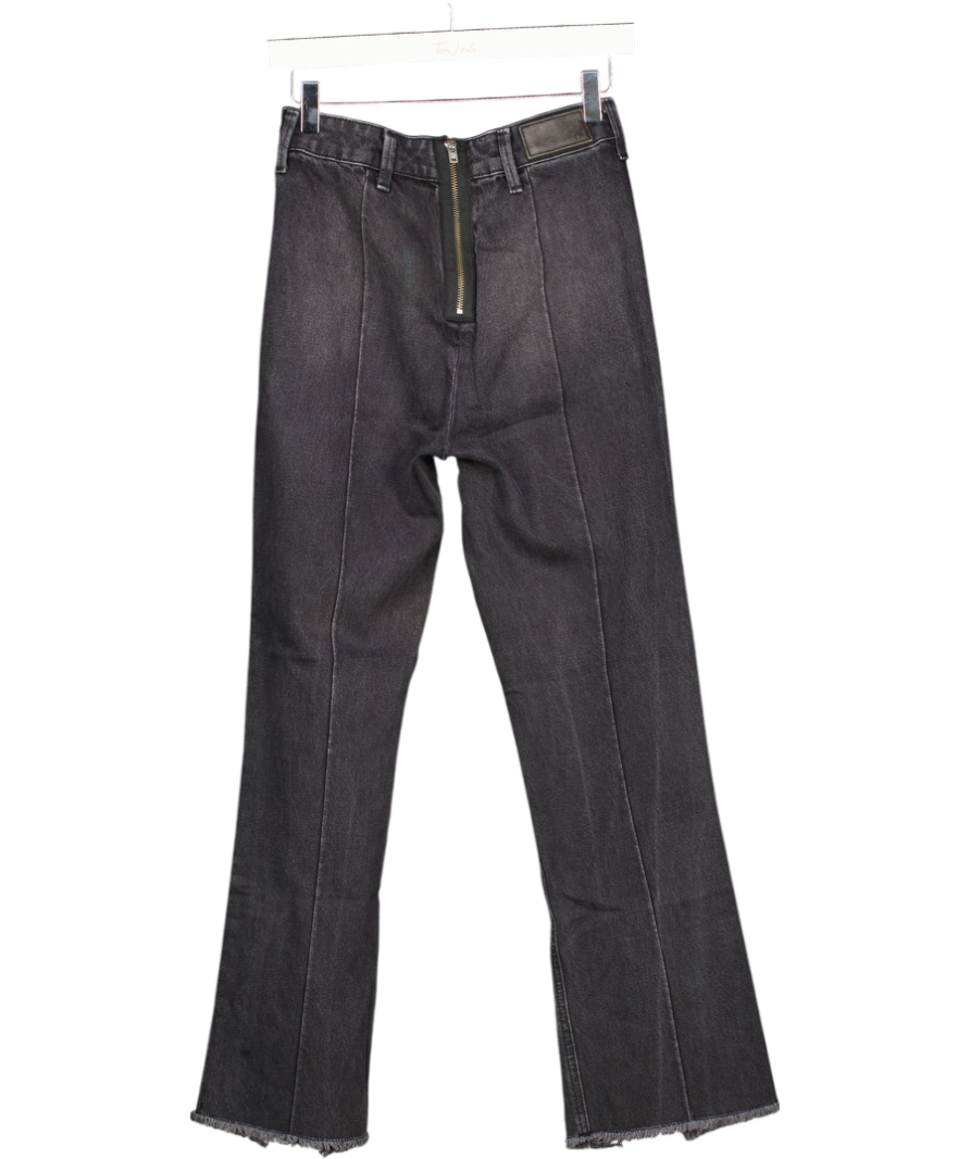 Ragdoll LA Black 4bb4 Skinny Zipper Jeans UK XS