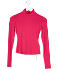 Commense Red Seamless Long Sleeve Top UK XS