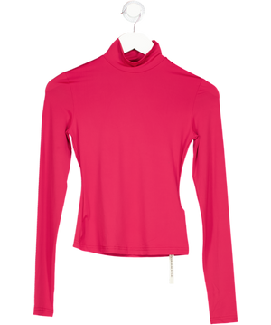 Commense Red Seamless Long Sleeve Top UK XS