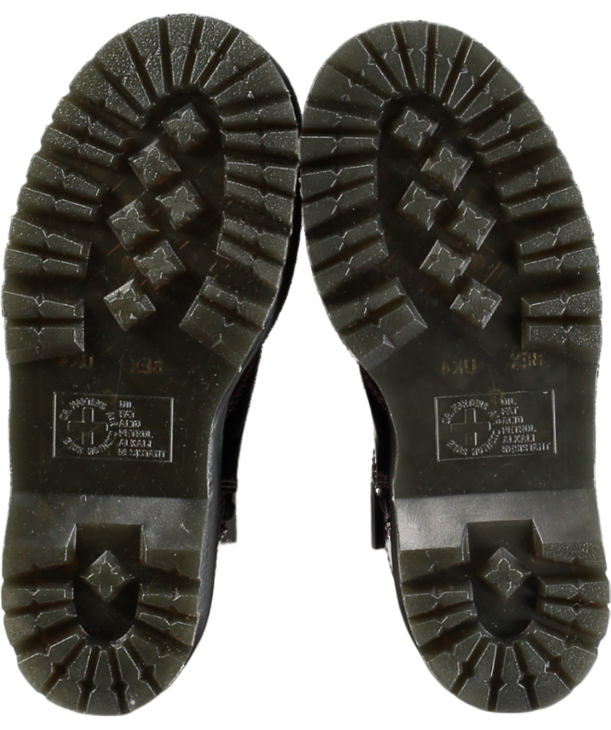 Dr Martens Jetta Quad Max Boots In Black Rub Off UK 4 EU 37 👠