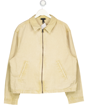 H&M Beige Collared Cotton Jacket UK L