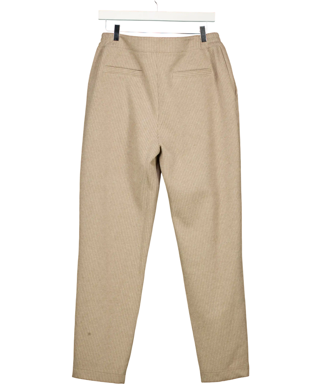 VARLEY Beige  Perrie Tapered 29.5 Cord Sweat Trousers UK M