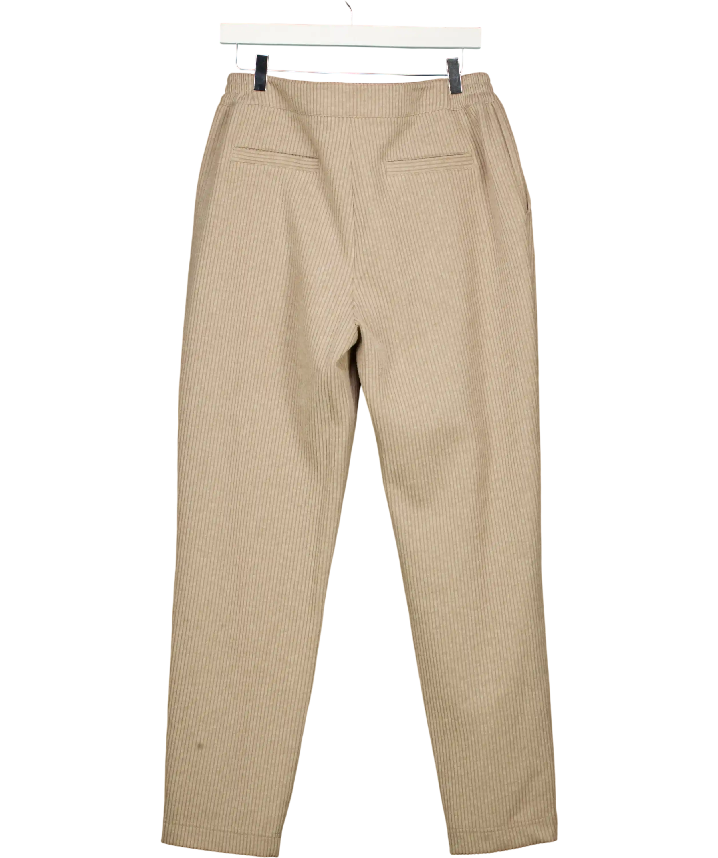 VARLEY Beige  Perrie Tapered 29.5 Cord Sweat Trousers UK M