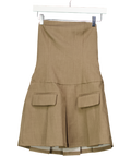 Peppermayo Brown Breaker Mini Dress UK 8